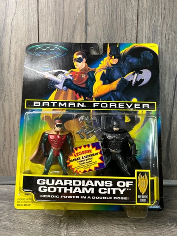 Batman Forever Guardians of Gotham City Heroic 2-Pack Batman & Robin 1995 Kenner Cover