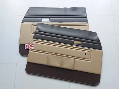 Toyota Pickup SR5 Door panels 79-83 / RN30- 40 Tan Brown /8 Garage Made to Order - Image 1 of 4