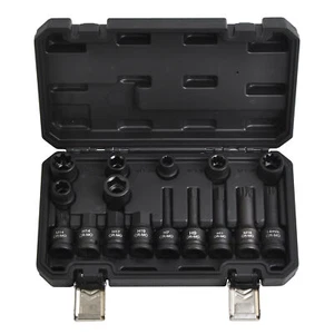 16pcs Impact Brake Caliper Socket Set 1/2" Drive For Audi Porsche VW BMW Ford - Picture 1 of 10