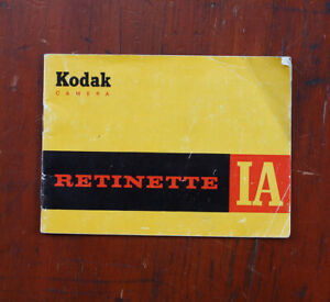 KODAK RETINETTE IA INSTRUCTION BOOK, 1963/210735