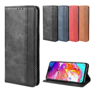 Flip Leather Wallet Stand Phone cover Case For Samsung Galaxy A20s /A20E /A20 - Picture 1 of 17