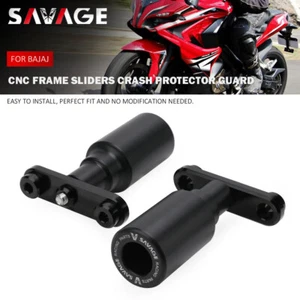 CNC Frame Sliders Crash Protector for BAJAJ Dominar 400 250 Pulsar 200 NS 160 - Picture 1 of 9