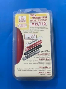 RICAMBI STICK COLLA A CALDO ROSSA TERMOFUSIBILE M12 MAESTRI FAI DATE BIGIOTTERIA - Foto 1 di 1