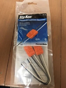 (2 to pack) Sta-Kon Fluorescent Luminaire Disconnect - Picture 1 of 1