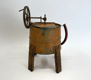 Vintage tin & brass 19th century salesman sample washing machine - Picture 1 of 14