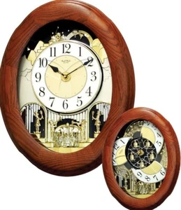 Rhythm Clocks Joyful Nostalgia Oak – 4MH852WD06 - Picture 1 of 3