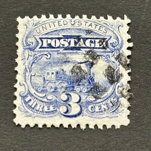 54197 1869 US Sc# 114 Great 4 Margins Fancy Cancel Used Nice Fresh - Picture 1 of 2