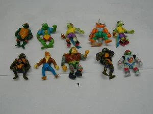 Teenage Mutant Ninja Turtles Figure Lot Vintage 1990s TMNT Lot 10 Figures - Picture 1 of 1