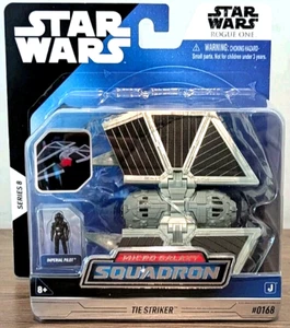 Star Wars Micro Galaxy Squadron Tie Striker con pilota imperiale #0168 (serie 8) - Foto 1 di 2