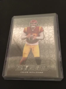 2023 Leaf Trinity Caleb Williams Rookie- Steel Laser - Card # S-19 Bears - Picture 1 of 2