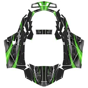 2018 Arctic Cat Wildcat XX Design Jet Graphic Kit Wraps UTV Decal 4x4 - Picture 1 of 9