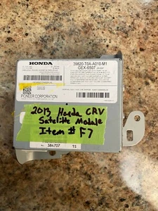 2013 Honda CR-V Satelitte Radio Receiver Part # 39820-T0A-A010-M1 - Picture 1 of 3