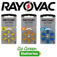 Rayovac Hearing Aid Batteries Size 10 Yellow 13 Orange 675 Blue PR70 PR48 PR44