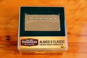 TONERIDER AC2 NICKEL BRIDGE ALNICO II HUMBUCKER AC2B-NK - INTERNATIONAL SHIPPING - Picture 1 of 1