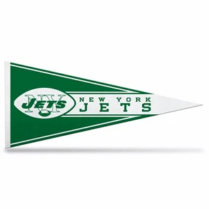 New York Jets NFL Retro Mini Pennant 9"x4", New, felt, Made in USA - Picture 1 of 4