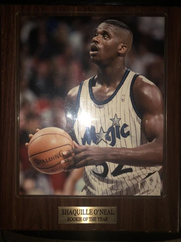 Shaquille Oneal Rookie Of The Year Plaque shaq Cover