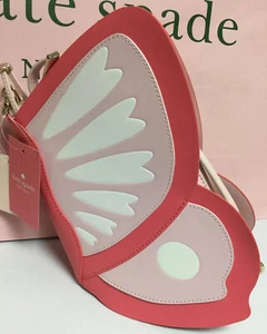 Nuevo con etiquetas Bolso bandolera Kate Spade Bonnie Mariposa Rosa Multi (673) Bosque Encantado - Imagen 1 de 12