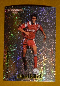 Panini fútbol 98 Bundesliga 1998 novato brillo Michael ballack #412 sin pegar - Imagen 1 de 2