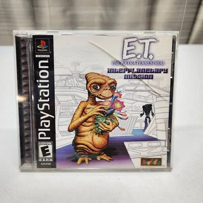 ET The Extraterrestrial Interplanetary Mission PS1 + Reg Card - Complete CIB - Image 1 of 4