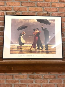Jack Vettriano "The Singing Butler" gerahmt 33x24" Vintage of Portland Gallery - Bild 1 von 4