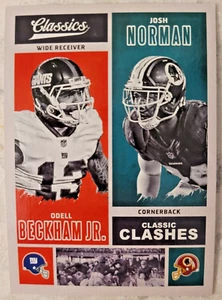 2017 Classics Classic Clashes #CC-OBJHM Odell Beckham Jr / Josh Norman - Picture 1 of 2