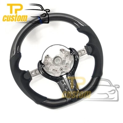Volante de fibra de carbono para BMW F150 F30 M2 335i F32 428i 435i F83 M3 M4 M5 Foto 1 de 4