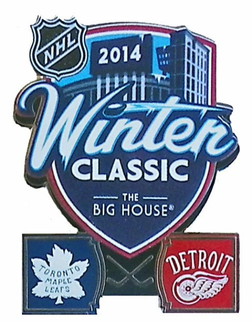 Official NHL 2014 Winter Classic Pin Toronto Maple Leafs vs Detroit Red Wings - Image 1 of 1