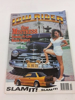 Lowrider Magazine October Oct 1991 91 The Mistress Bud Centerfold - Image 1 of 4
