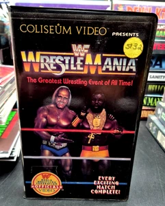 WWF WRESTLEMANIA 1985 Coliseum Video Betamax (not VHS) Hulk Hogan MR. T. RARE VG - Picture 1 of 4