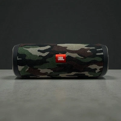 Altavoz portátil impermeable JBL Flip 4 camuflado probado funciona Foto 1 de 4
