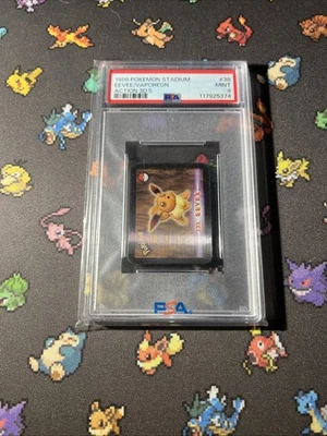 1999 Pokemon Stadium Eevee/Vaporeon #38 Action 3D’s PSA 9 (Pop 1) (Top Pop.) - Image 1 of 2