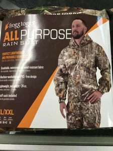 Frogg Toggs All Purpose Rain Suit Size Xl/XXL  Realtree Camo New Free Shipping - Picture 1 of 3
