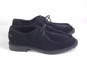 Clarks Lace Up Shoes Black Suede Womens UK Size 4.5/EU 37.5 - Picture 1 of 7