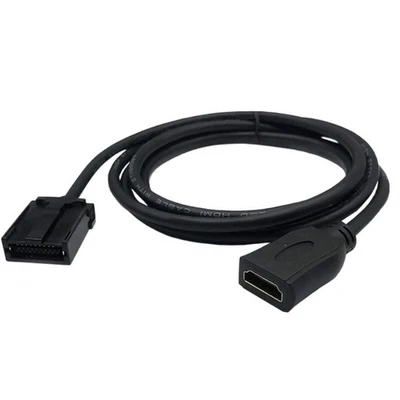 HDMI E Type To AM HD Video Cable Audio Adapter For Car Digital Monitor - Image 1 of 4
