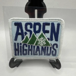 Vintage Aspen Highlands Ski Resort Embroidered Patch Rare - Bild 1 von 2