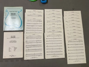Fugue George Frideric Handel Orchestra Arrangement Band Sheet Music - Picture 1 of 9