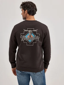 Pullover de manga larga gráfico Wrangler para hombre - negro 112365700 - Imagen 1 de 2
