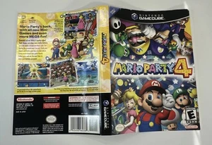 Mario Party 4 Nintendo Gamecube Case Insert Cover Art Only - Bild 1 von 7