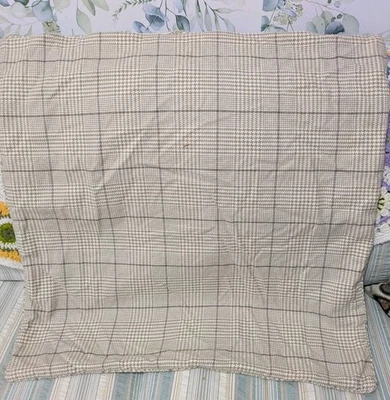 Almohada Legacy Home Bronceada Perros Neutros Cuadros Dientes Euro Algodón Simulado Foto 1 de 4