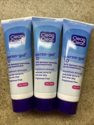 3 PACK Clean & Clear Persa-Gel 10 Max Strength Acne Spot Ointment - Image 1 of 4