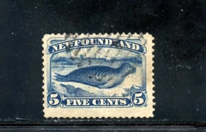 LOT 31062 USED 54 SEAL  STAMP FROM NEWFOUNDLAND CANADA - Picture 1 of 2