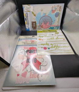 4 Vintage Iron on Transfer T-SHIRT Horizon & Hirschberg Inspire me Faith Hope W1 - Picture 1 of 10