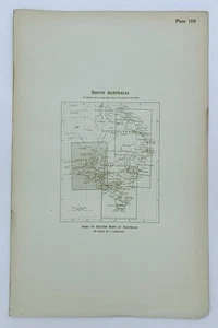 The Times Atlas 1921 - South Australia Map, Plate 110 - Picture 1 of 8