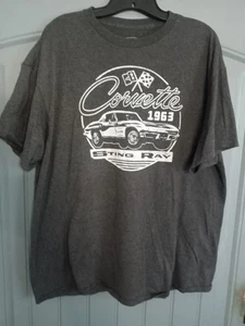 Corvette Stingray T Shirt Men’s Size XL 1963 Corvette Stingray GM Officially Lic - Picture 1 of 3