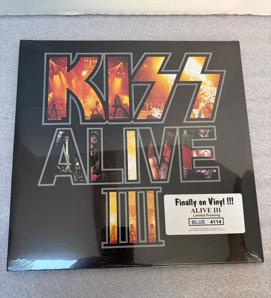 Kiss Alive III LP Vinyl 33rpm White Limited Press Record 2790 Mercury