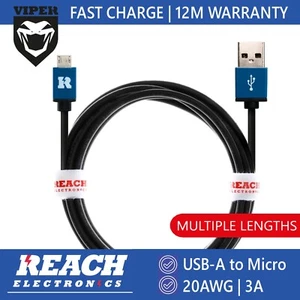 USB Ladekabel für Playstation 4 (PS4/PS4 Pro) Dualshock Controller, 3m 4m 5m - Bild 1 von 4