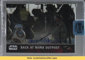 2018 Archives Star Wars Signature Series 3/5 Dave Chapman BB-8 Auto READ 6fs