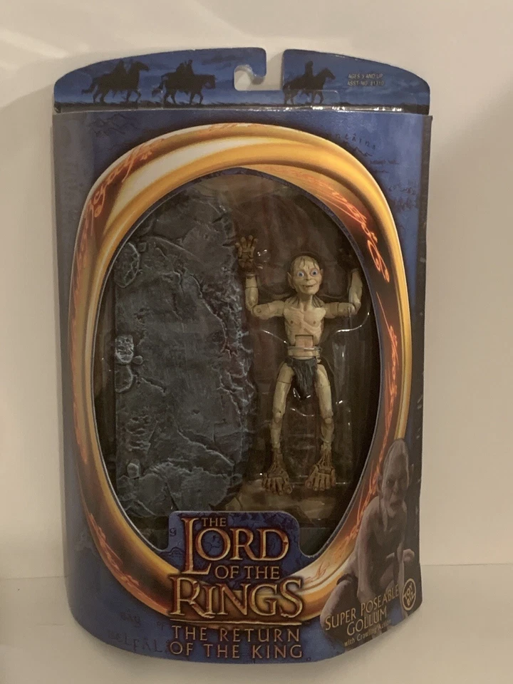 Figura de acción El Señor de los Anillos Gollum Super Posable Toy Biz 2003 Foto 1 de 4
