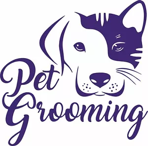 Dog Cat Grooming Pet Animal Groomer Shop Car Truck Window Vinyl Decal Sticker - Picture 1 of 2