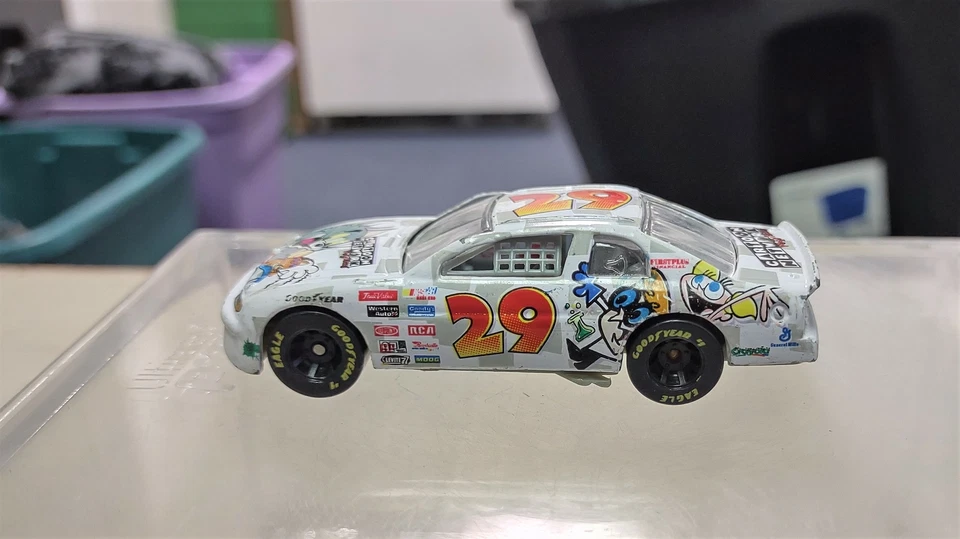 1996 Racing Champions 1:64 Steve Grissom #29 Cartoon Network Car Loose - Image 1 of 4